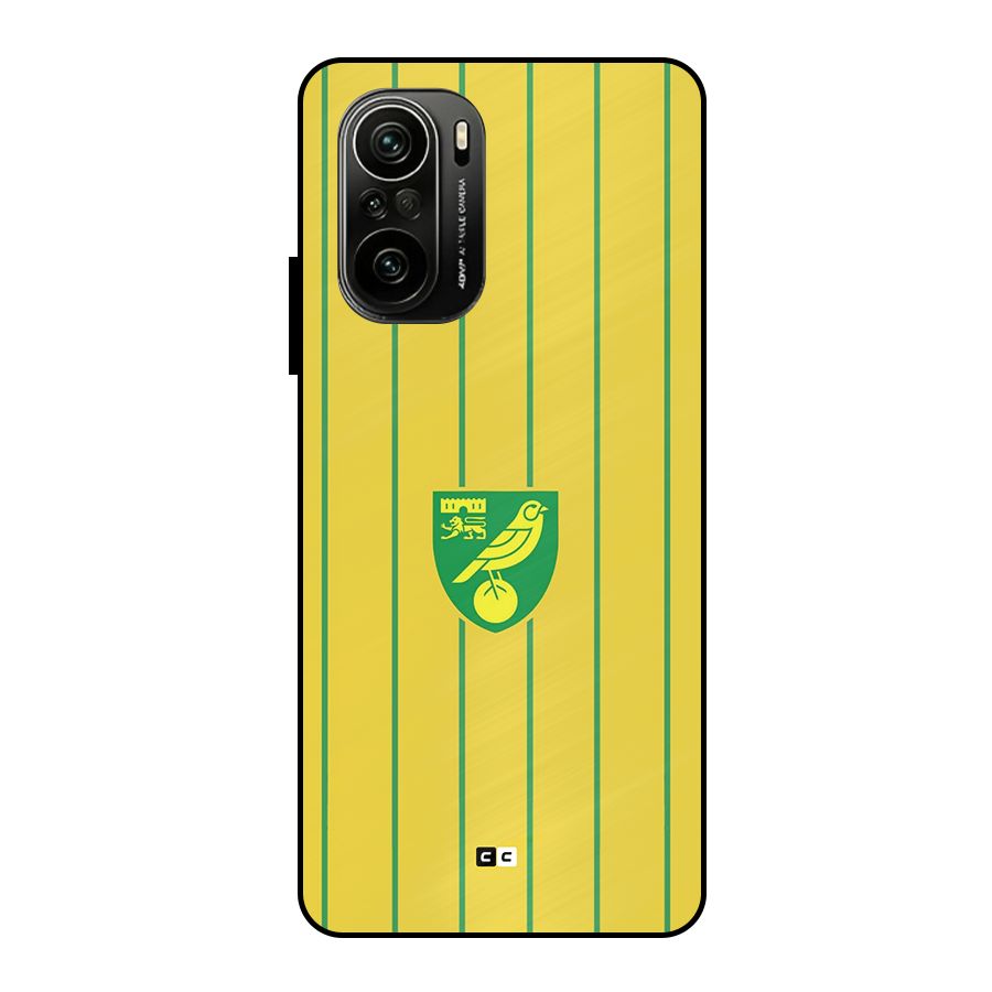 Norwich City Metal Back Case for Mi 11x