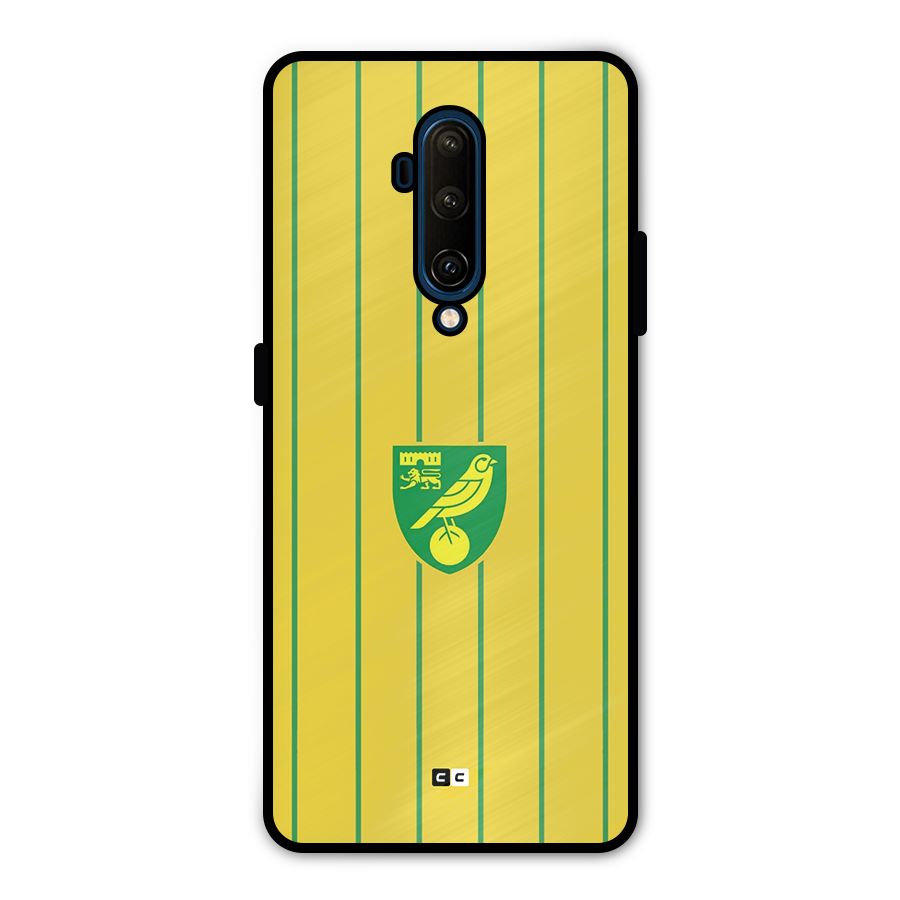 Norwich City Metal Back Case for OnePlus 7T Pro