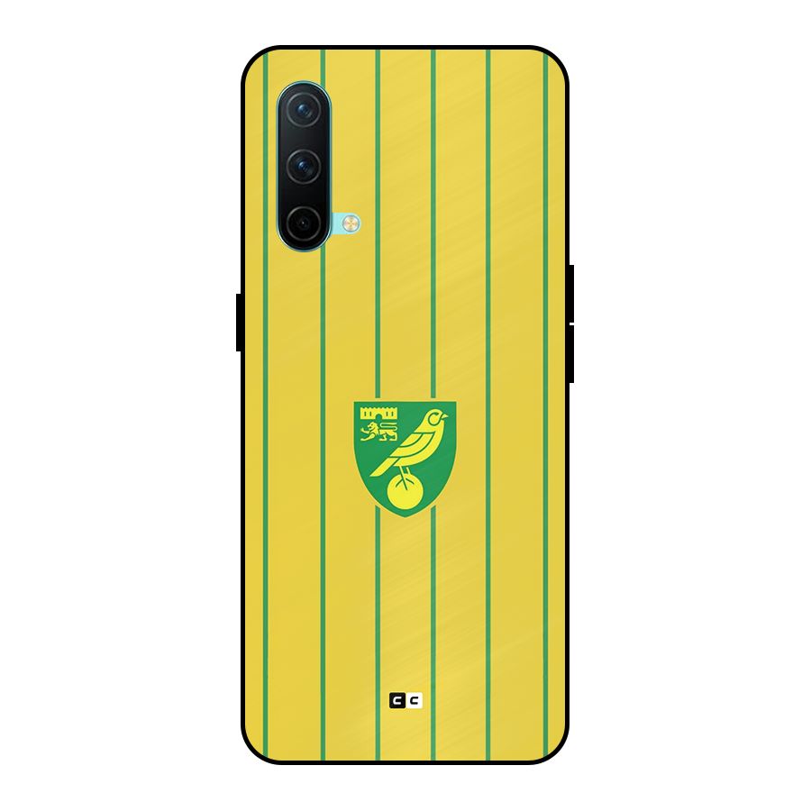Norwich City Metal Back Case for OnePlus Nord CE 5G