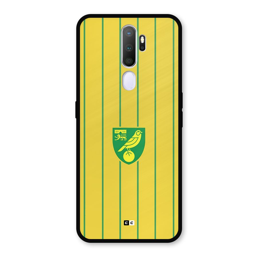 Norwich City Metal Back Case for Oppo A5 (2020)