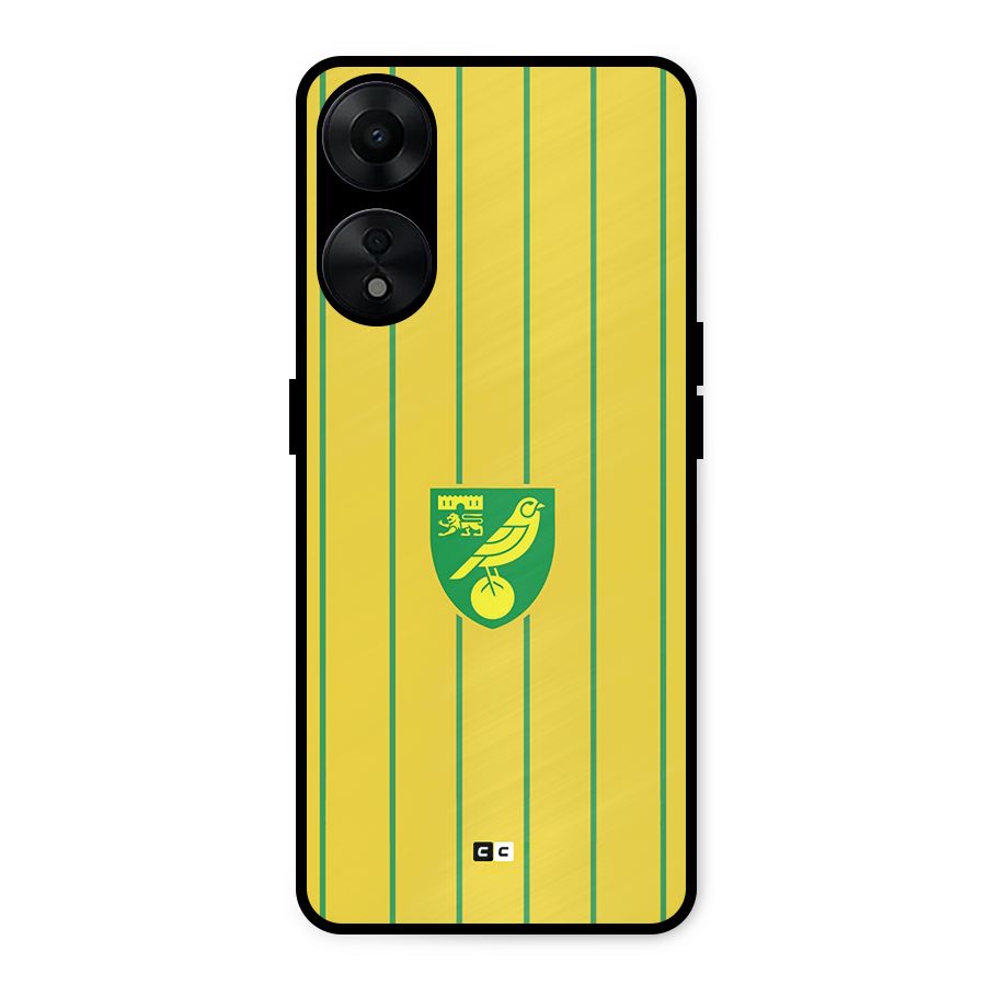Norwich City Metal Back Case for Oppo A78 5G