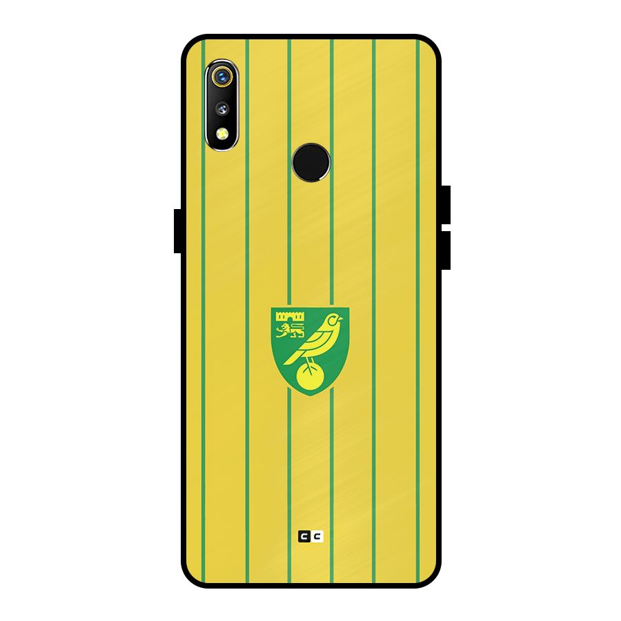 Norwich City Metal Back Case for Realme 3i
