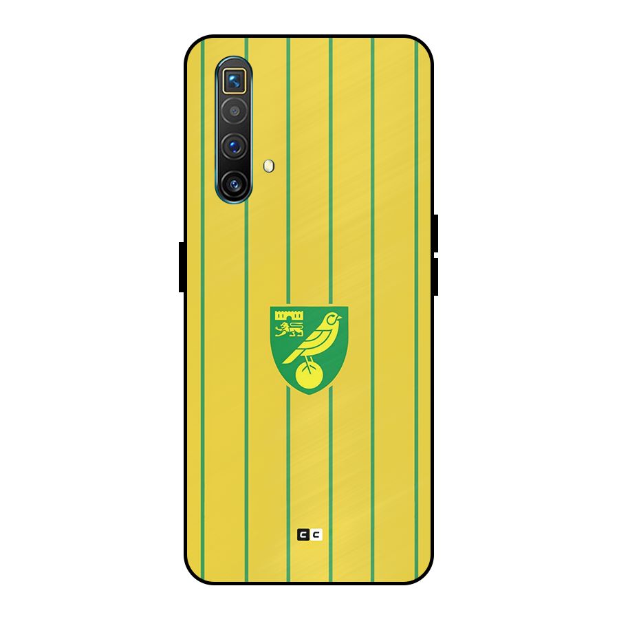 Norwich City Metal Back Case for Realme X3