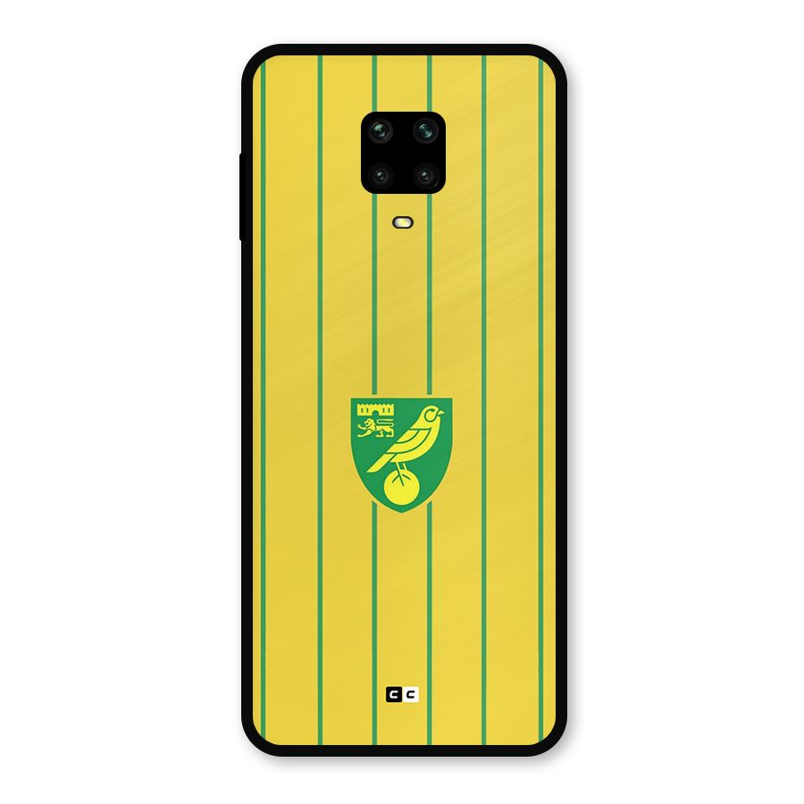 Norwich City Metal Back Case for Redmi Note 10 Lite