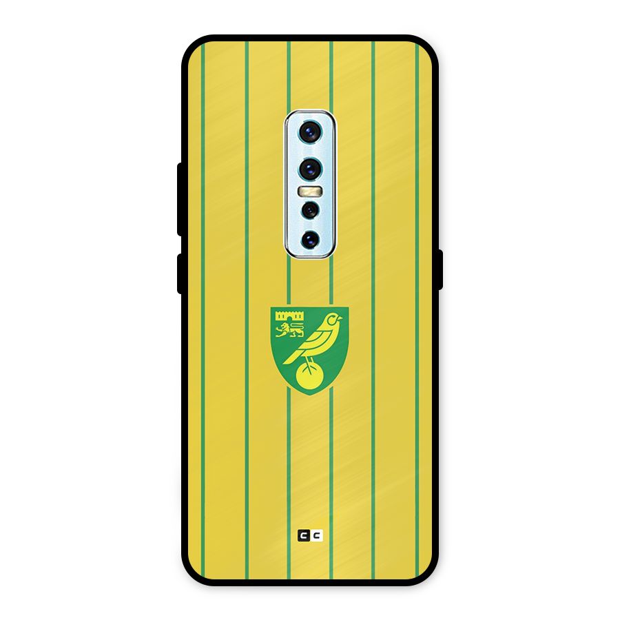 Norwich City Metal Back Case for Vivo V17 Pro