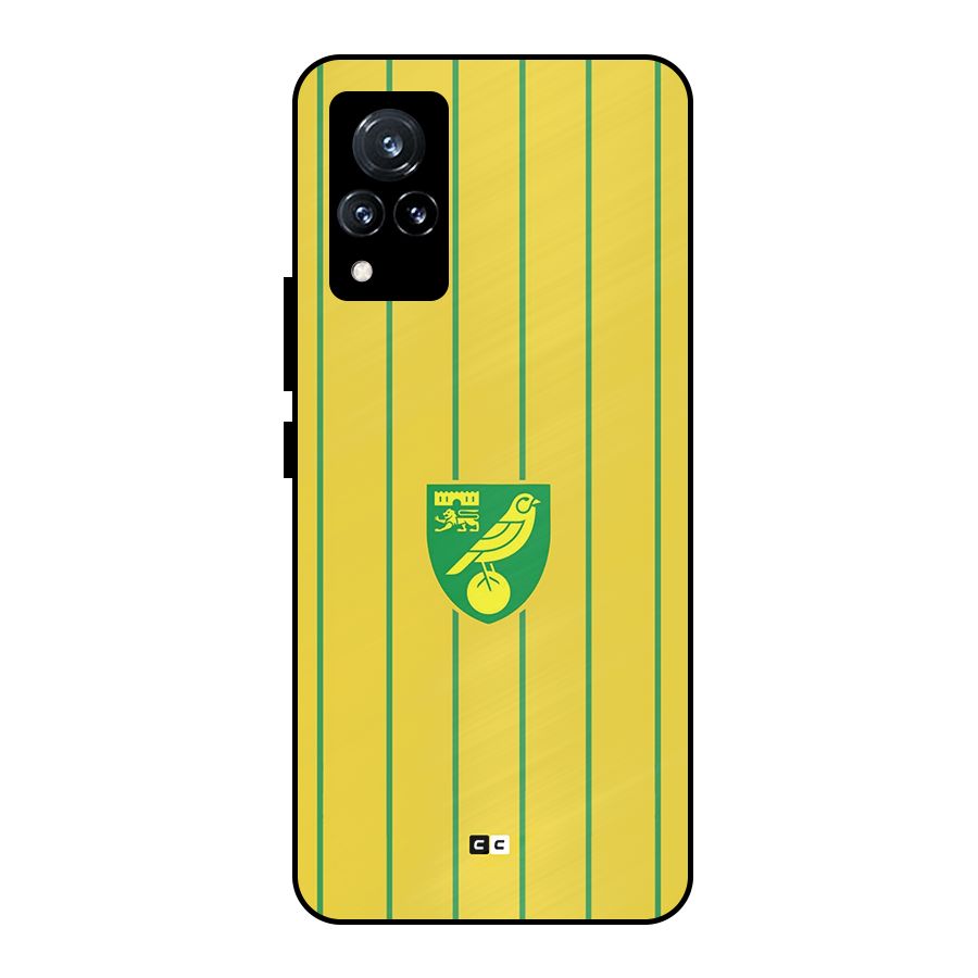 Norwich City Metal Back Case for Vivo V21 5G