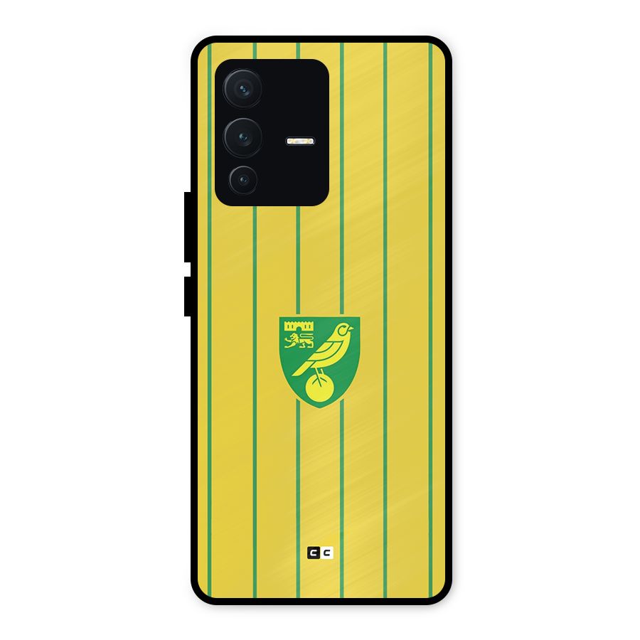 Norwich City Metal Back Case for Vivo V23 5G