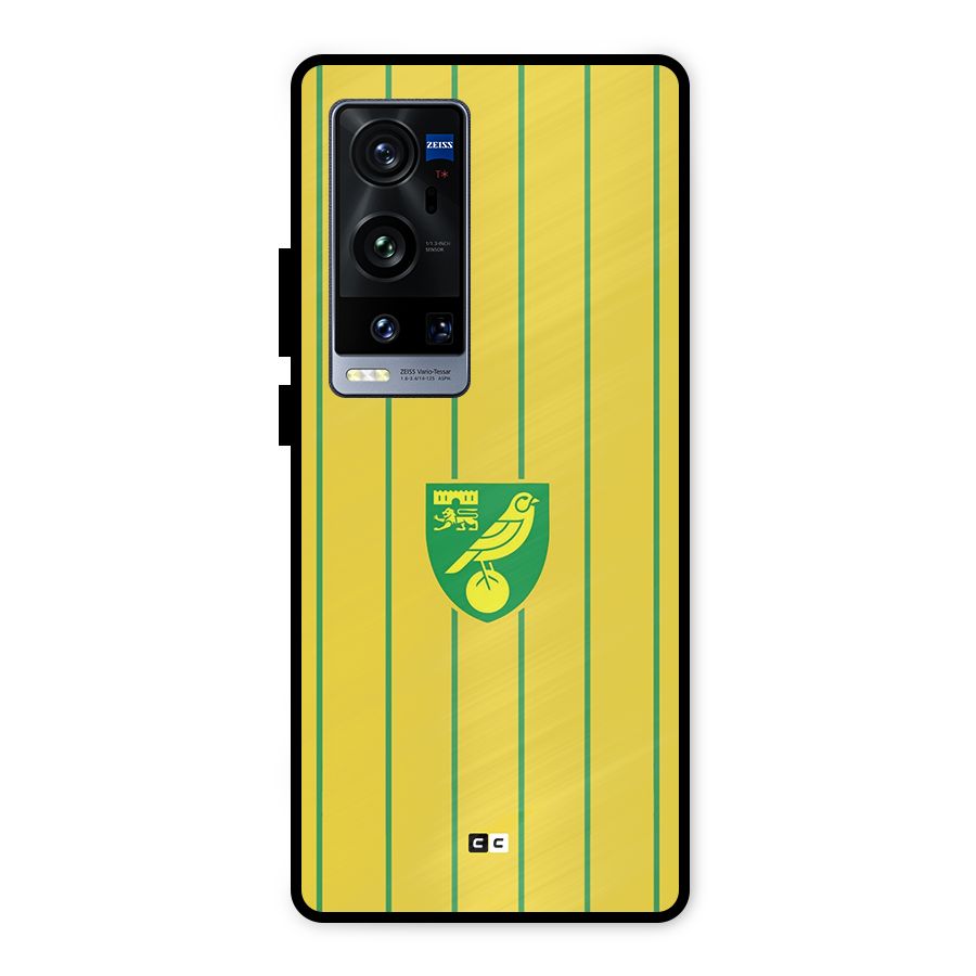 Norwich City Metal Back Case for Vivo X60 Pro Plus