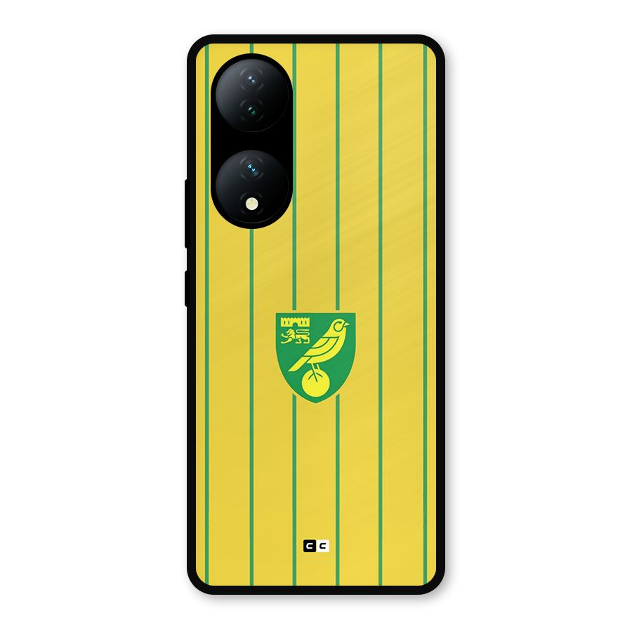 Norwich City Metal Back Case for Vivo Y100a