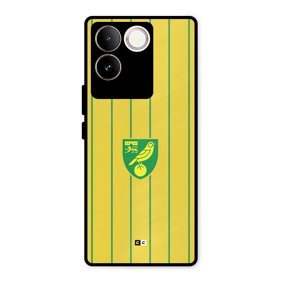 Norwich City Metal Back Case for iQOO Z7 Pro