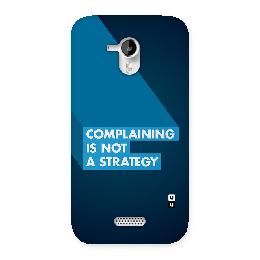 Not A Strategy Back Case for Canvas HD A116