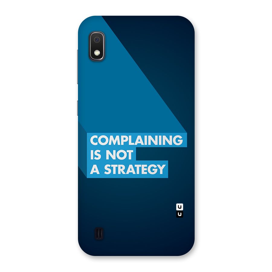 Not A Strategy Back Case for Galaxy A10
