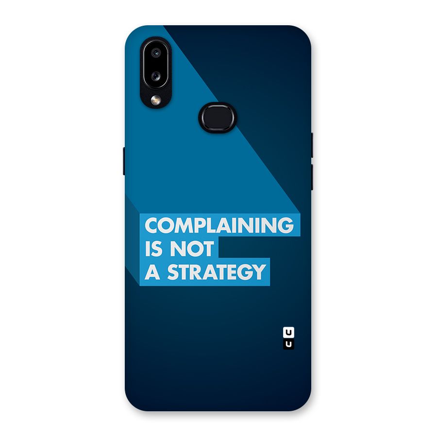 Not A Strategy Back Case for Galaxy A10s