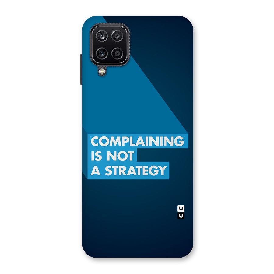 Not A Strategy Back Case for Galaxy A12
