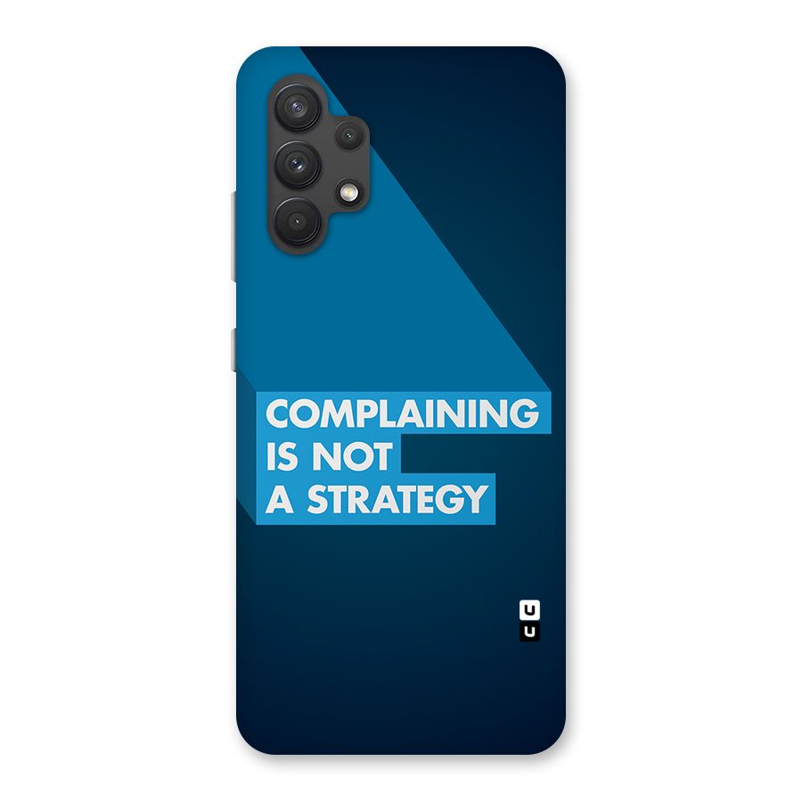 Not A Strategy Back Case for Galaxy A32