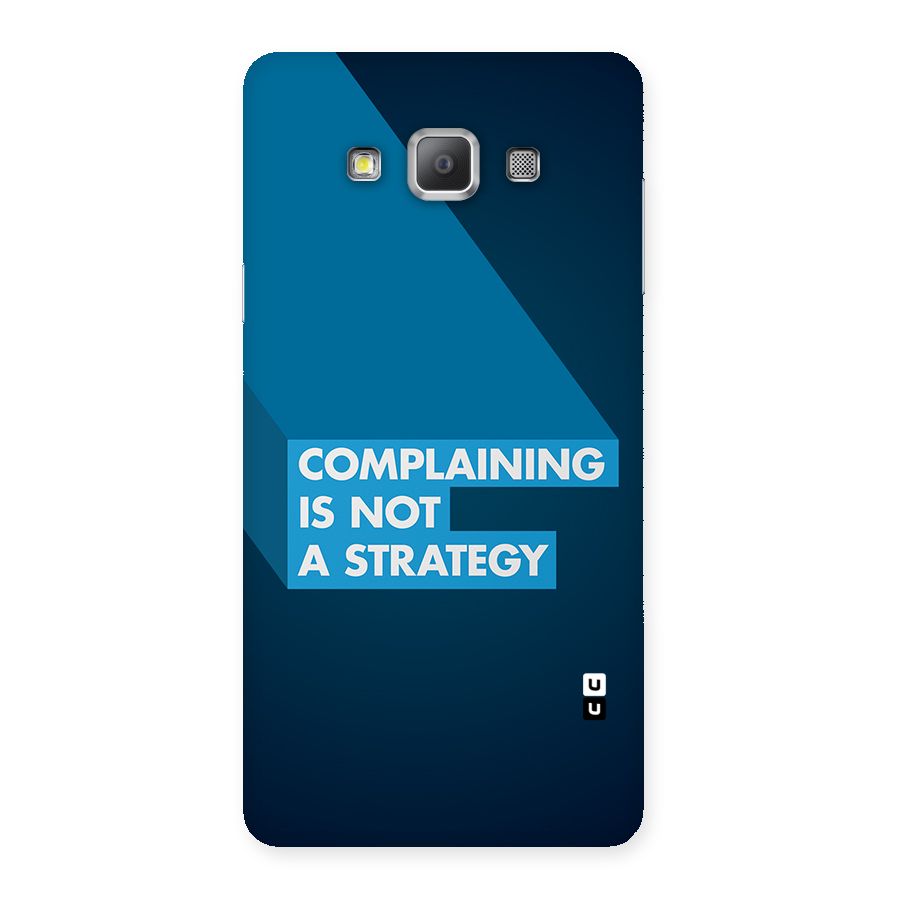 Not A Strategy Back Case for Galaxy A7