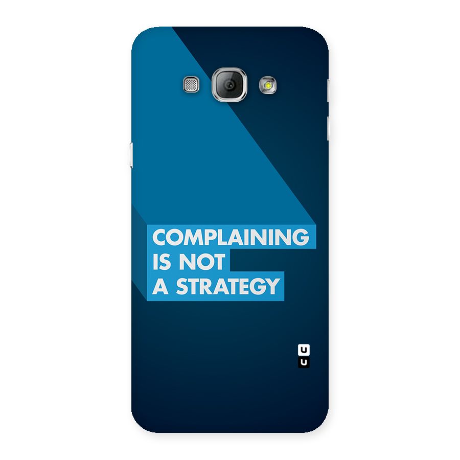 Not A Strategy Back Case for Galaxy A8