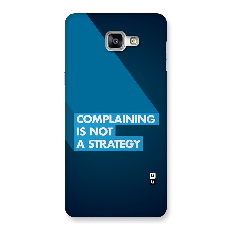 Not A Strategy Back Case for Galaxy A9