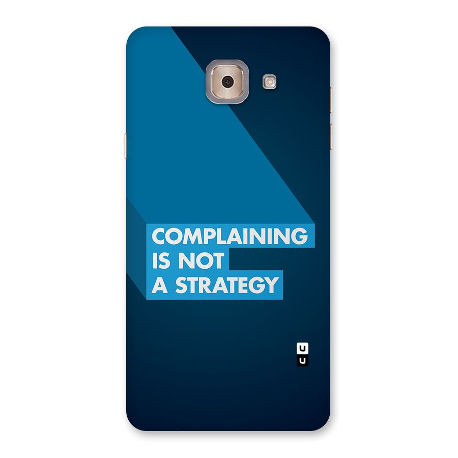 Not A Strategy Back Case for Galaxy J7 Max