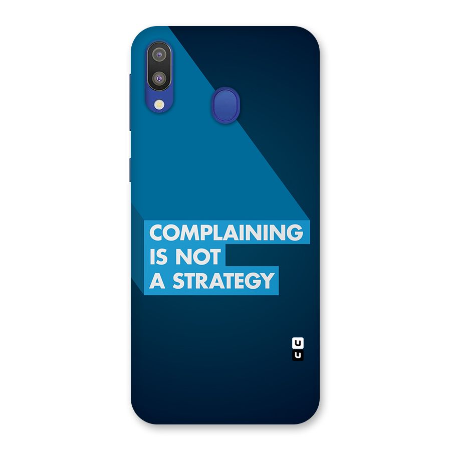 Not A Strategy Back Case for Galaxy M20