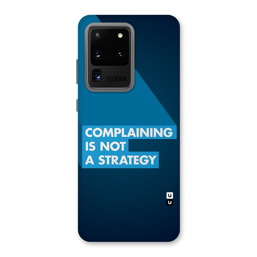 Not A Strategy Back Case for Galaxy S20 Ultra