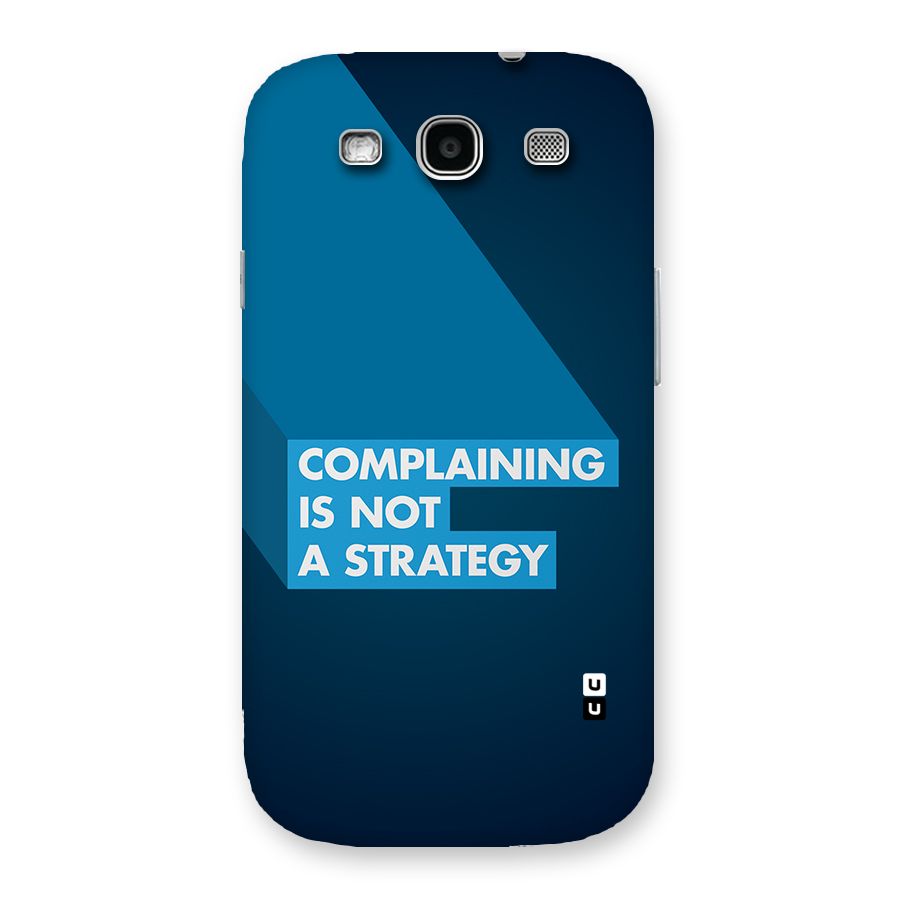 Not A Strategy Back Case for Galaxy S3 Neo