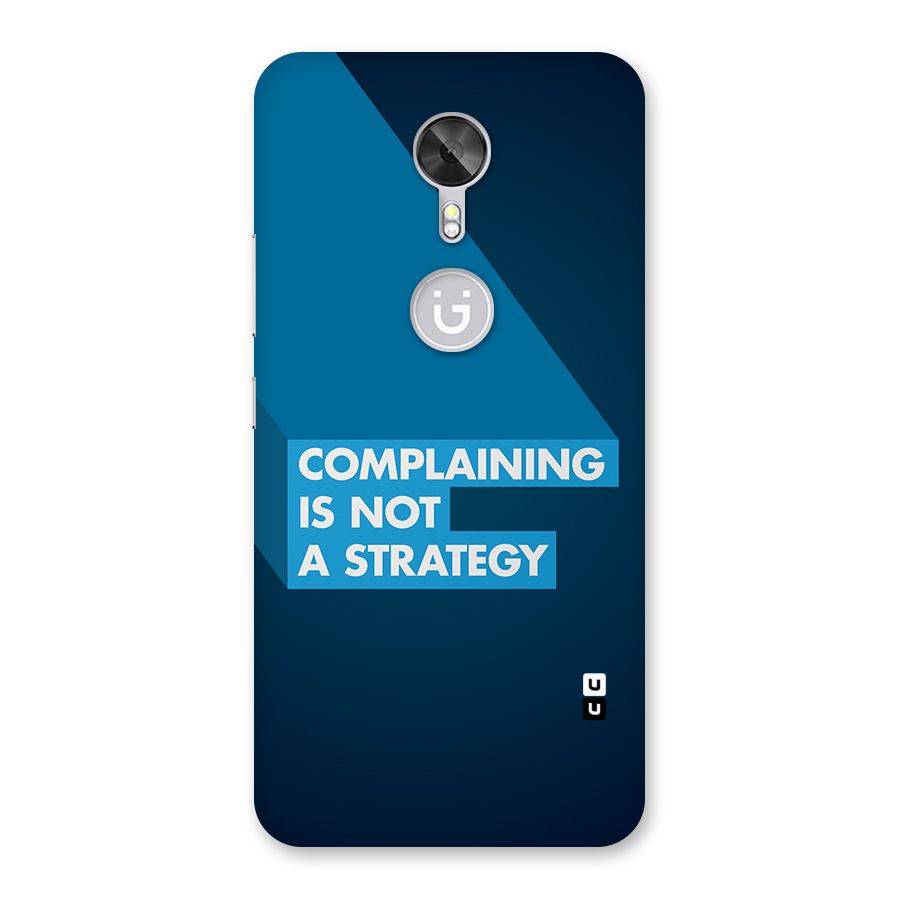 Not A Strategy Back Case for Gionee A1