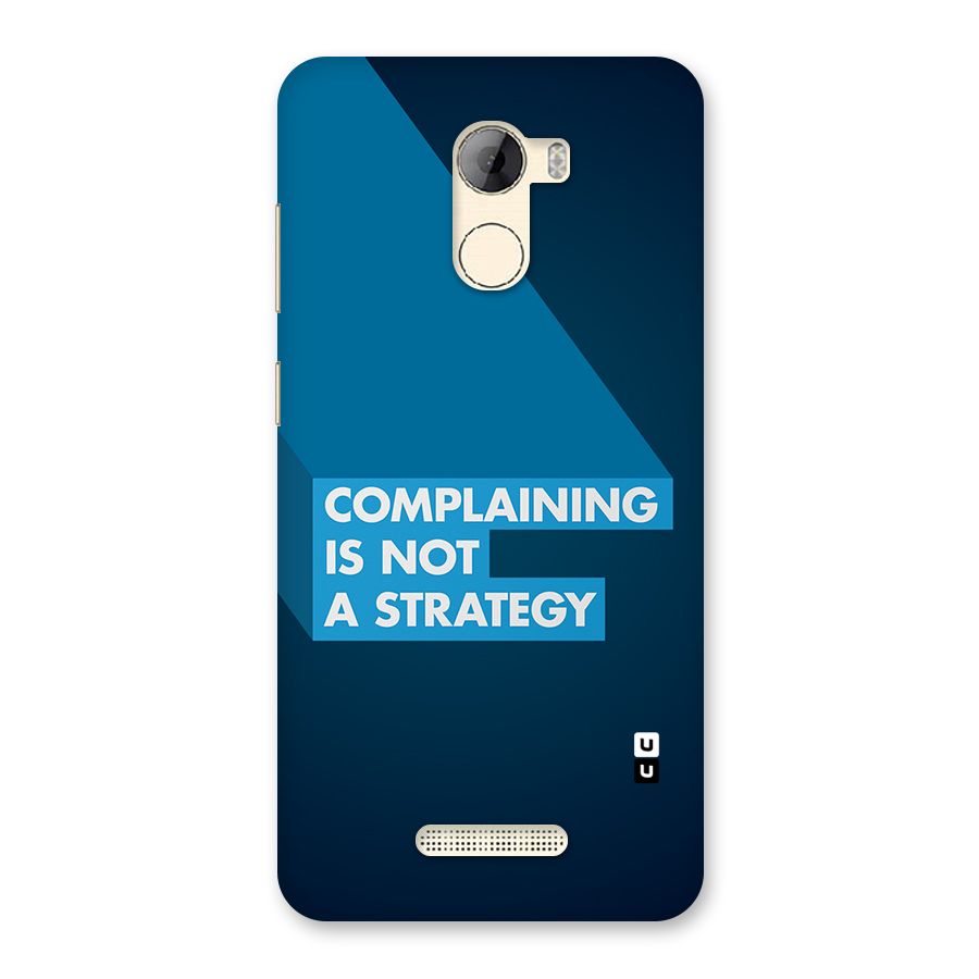 Not A Strategy Back Case for Gionee A1 LIte