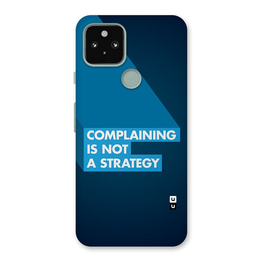 Not A Strategy Back Case for Google Pixel 5