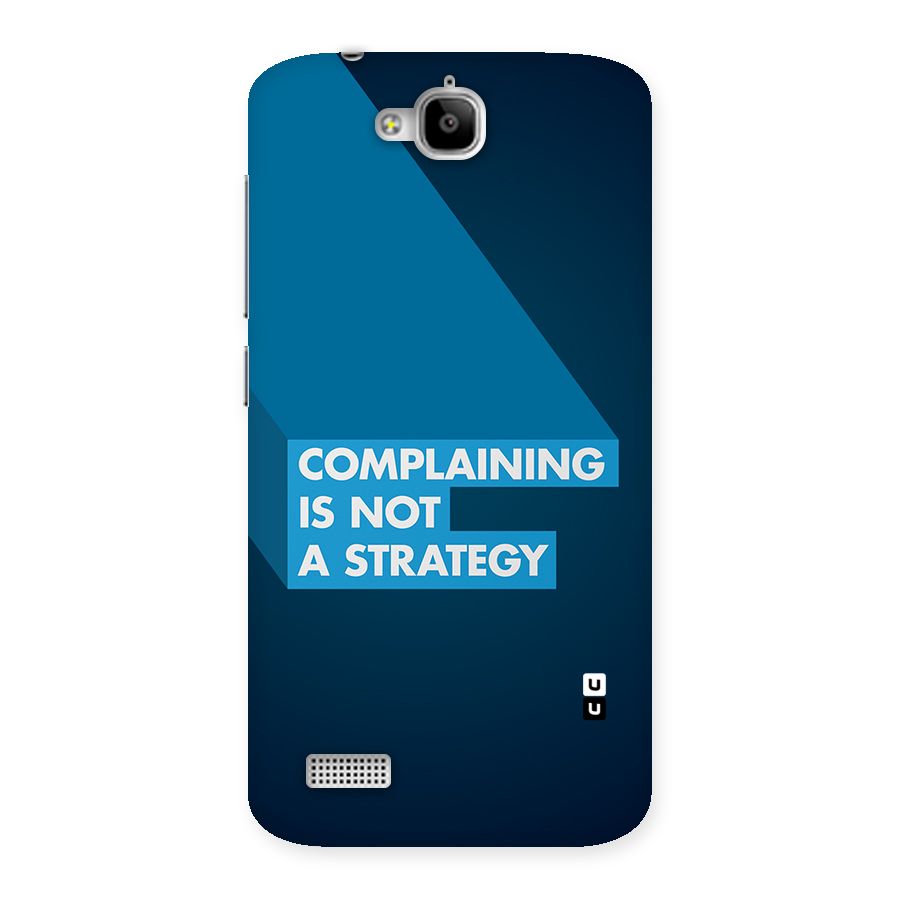 Not A Strategy Back Case for Honor Holly
