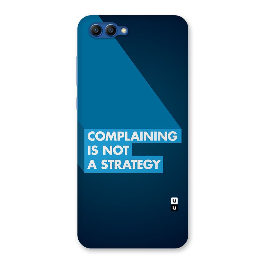 Not A Strategy Back Case for Honor View 10