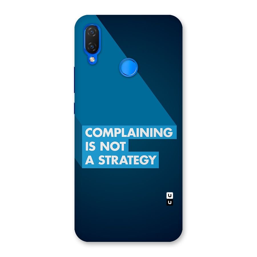 Not A Strategy Back Case for Huawei P Smart Plus