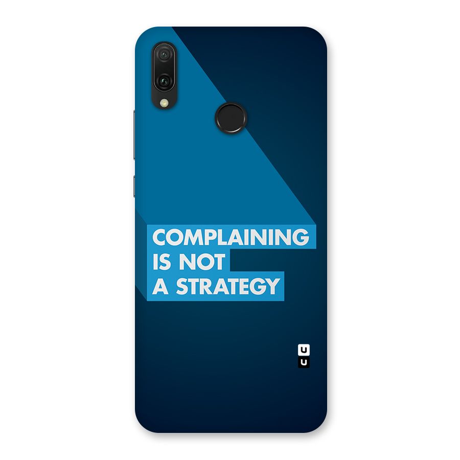 Not A Strategy Back Case for Huawei Y9 (2019)