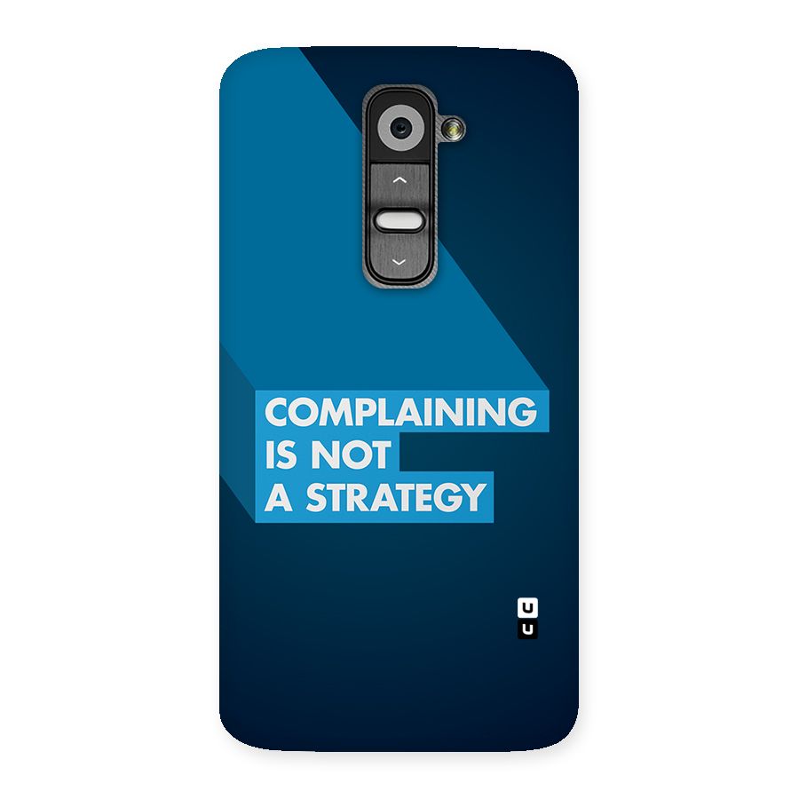 Not A Strategy Back Case for LG G2