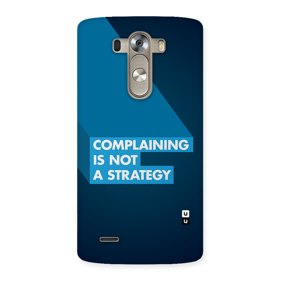 Not A Strategy Back Case for LG G3