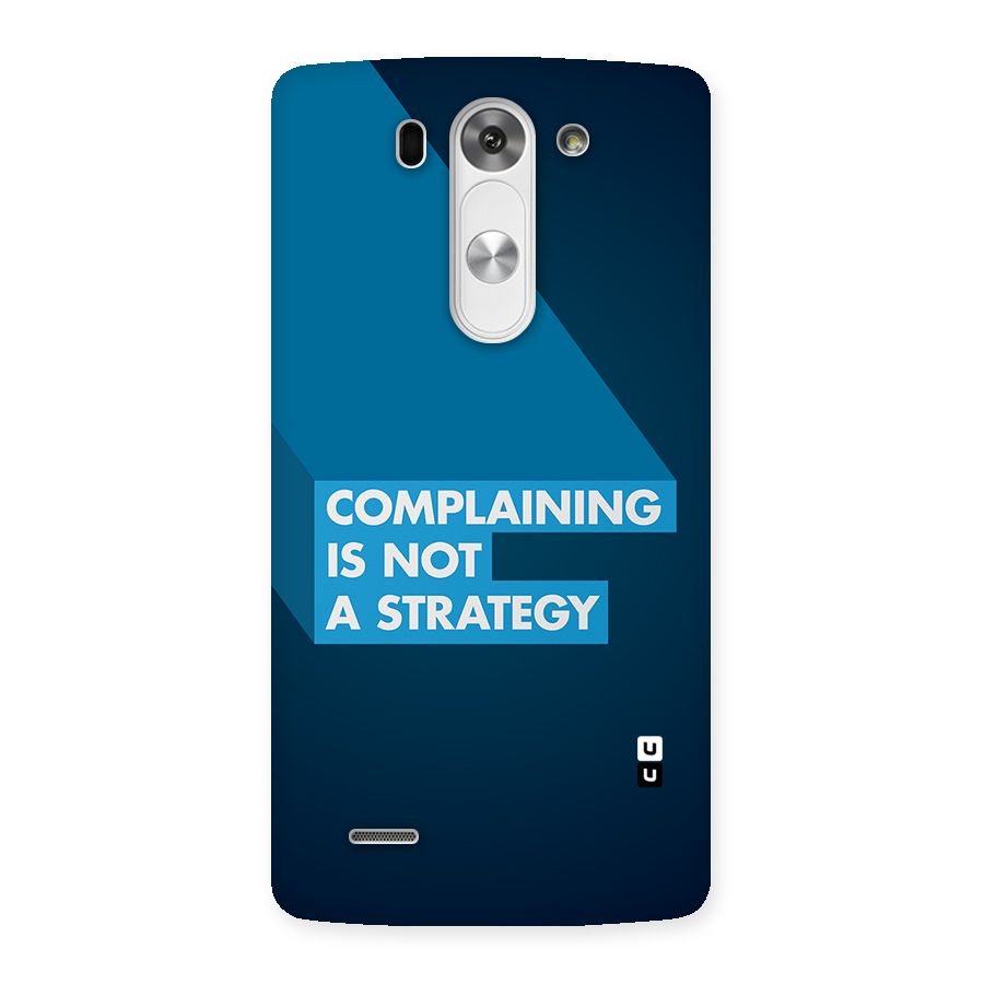 Not A Strategy Back Case for LG G3 Beat