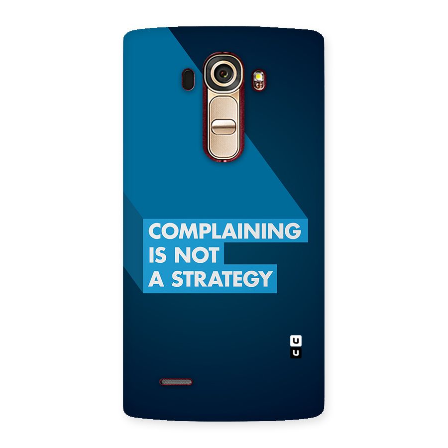 Not A Strategy Back Case for LG G4