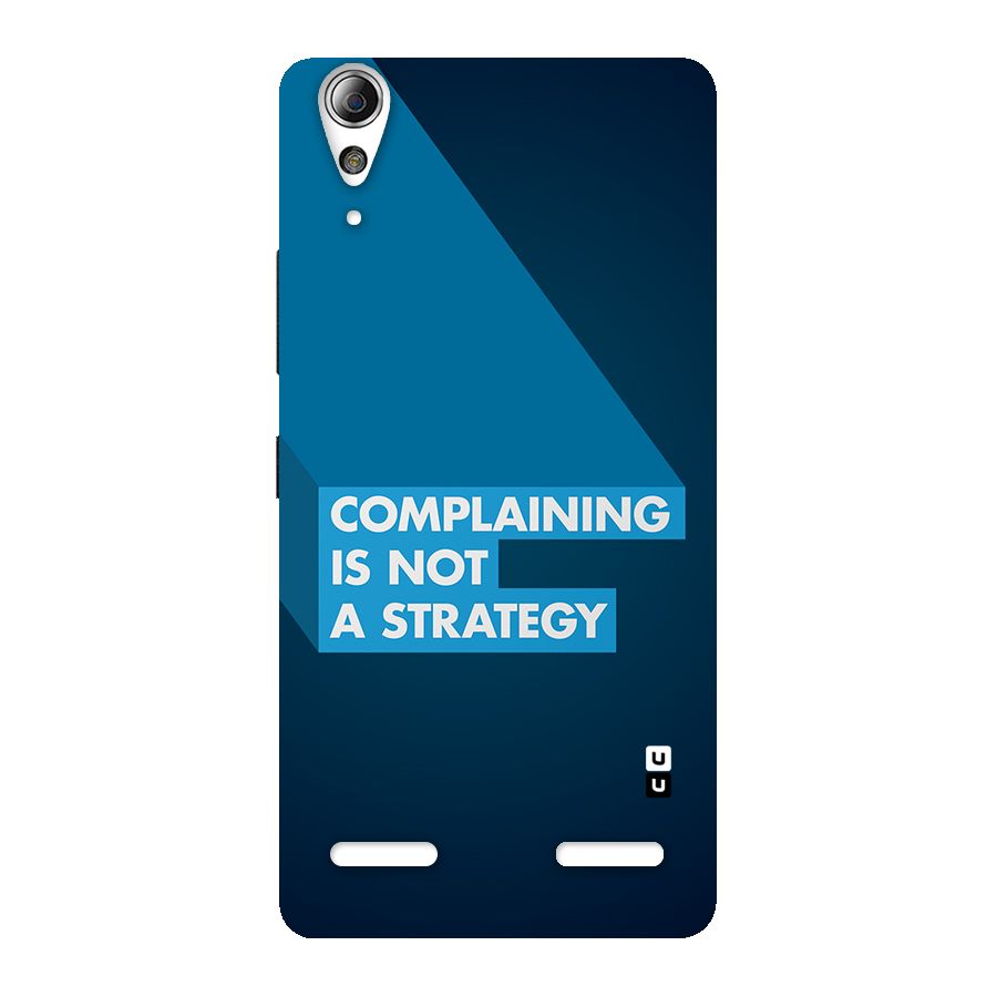 Not A Strategy Back Case for Lenovo A6000 Plus