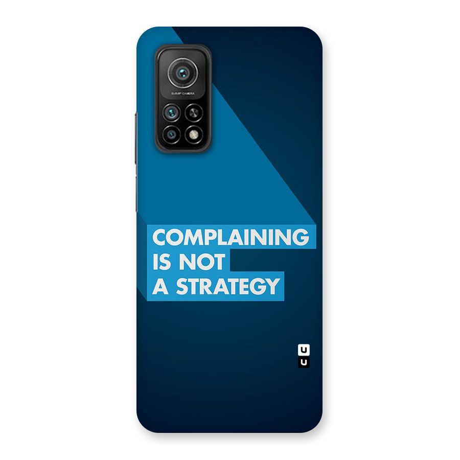 Not A Strategy Back Case for Mi 10T Pro 5G
