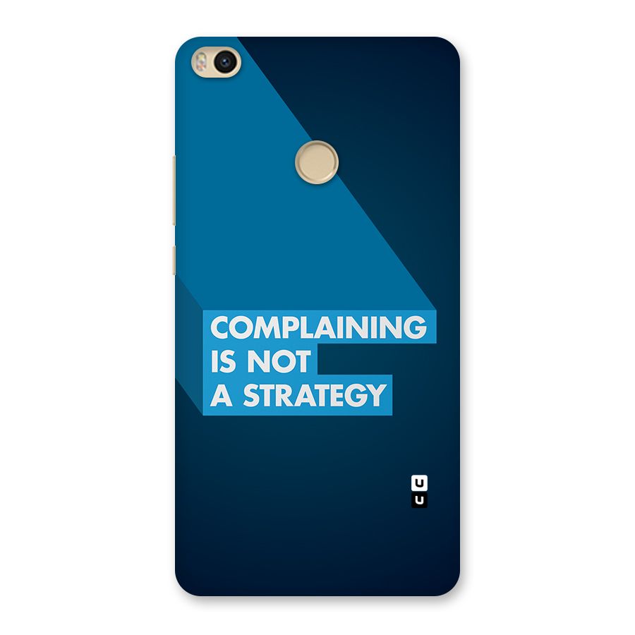 Not A Strategy Back Case for Mi Max 2