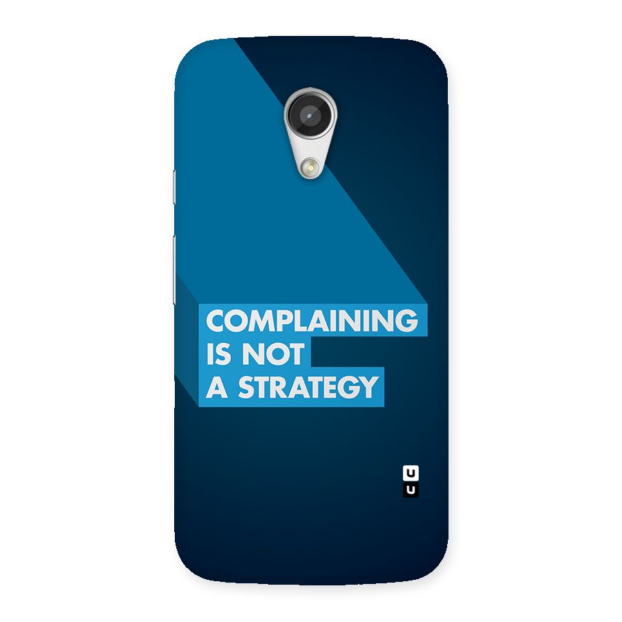 Not A Strategy Back Case for Moto G 2nd Gen