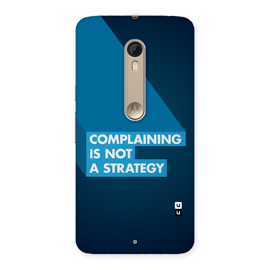 Not A Strategy Back Case for Moto X Style