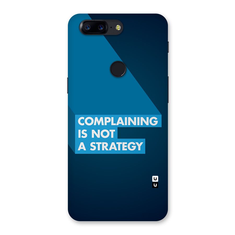 Not A Strategy Back Case for OnePlus 5T