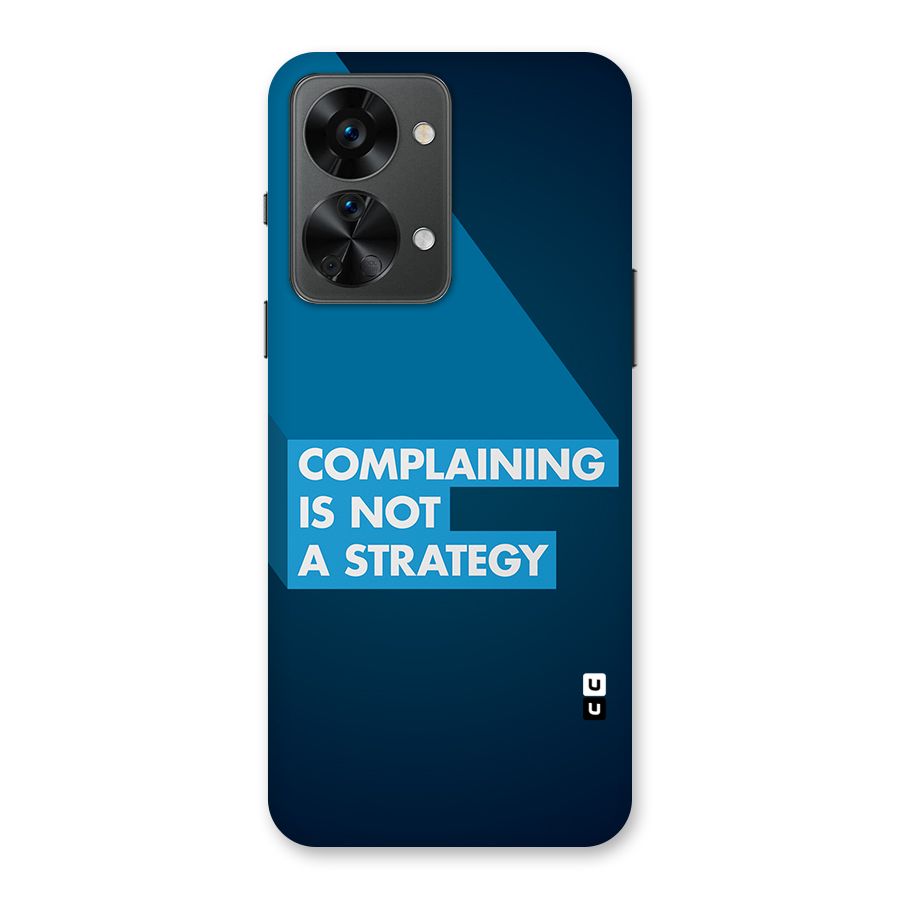 Not A Strategy Back Case for OnePlus Nord 2T
