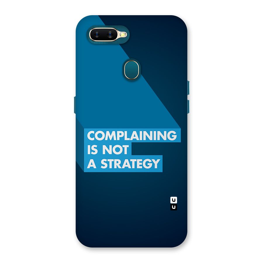Not A Strategy Back Case for Oppo A11k