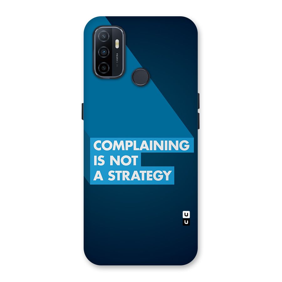 Not A Strategy Back Case for Oppo A33 (2020)