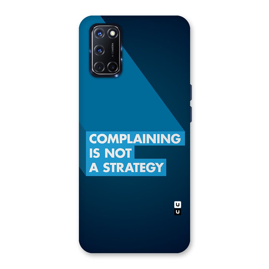 Not A Strategy Back Case for Oppo A52