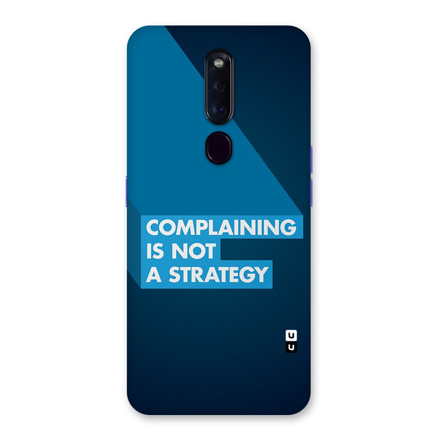 Not A Strategy Back Case for Oppo F11 Pro