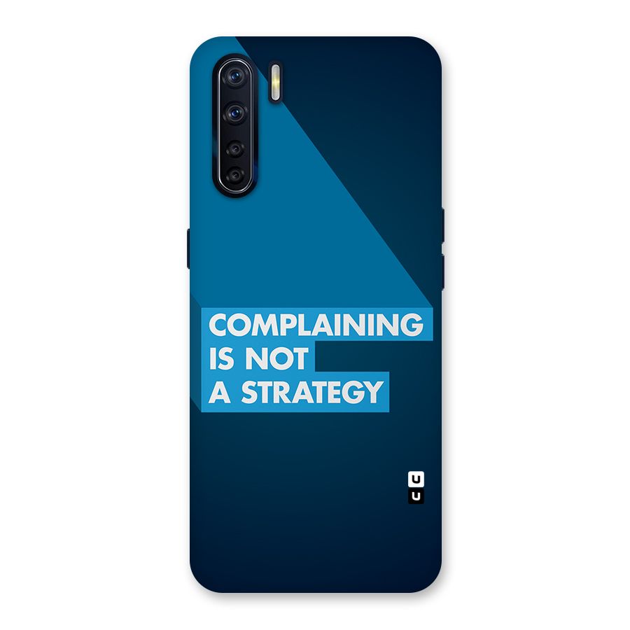 Not A Strategy Back Case for Oppo F15