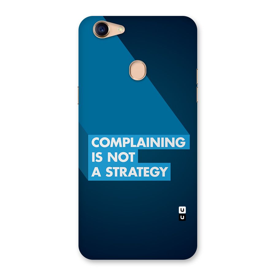 Not A Strategy Back Case for Oppo F5